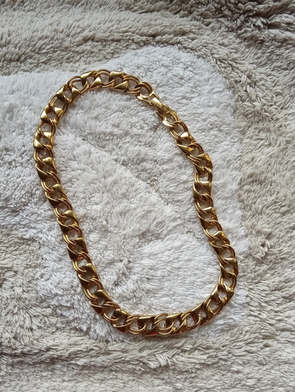 Gold Plated Link Chain Necklace - Women Jewelry